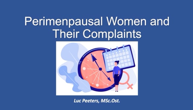 Perimenopausal women and osteopathy